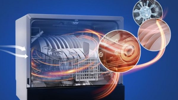 Bát đĩa sạch bóng nhờ chế độ Extra Dry