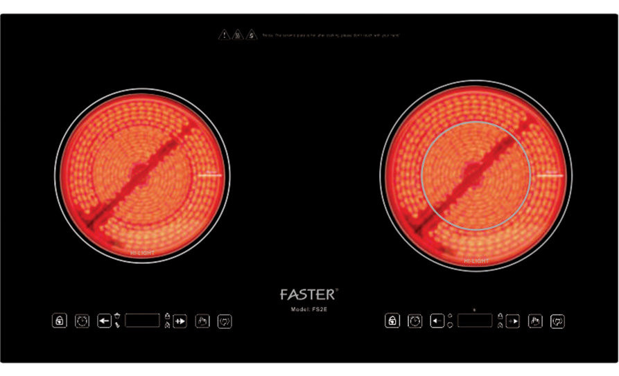 Bếp hồng ngoại đôi