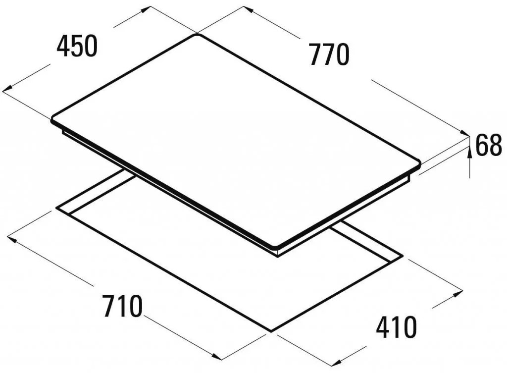 Bếp từ đôi hiện đại