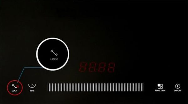 Chế độ khóa trẻ em bật lên