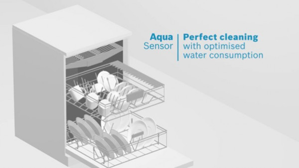 Công nghệ Aqua Sensor trong máy rửa bát