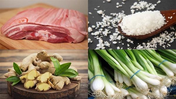 Nguyên liệu chế biến thịt heo ủ muối